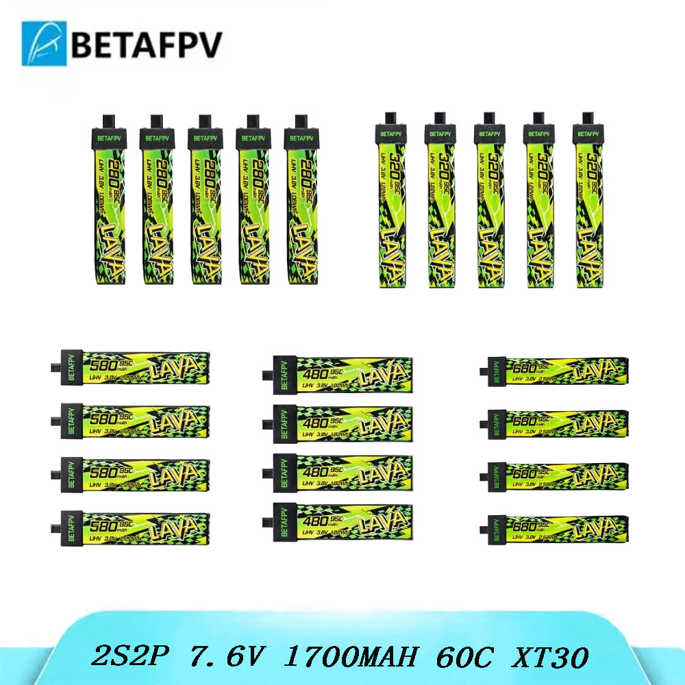Fpv Drone Charger - BETAFPV LAVA II 1S FPV-dronebatterij, 280/320/480/580/680